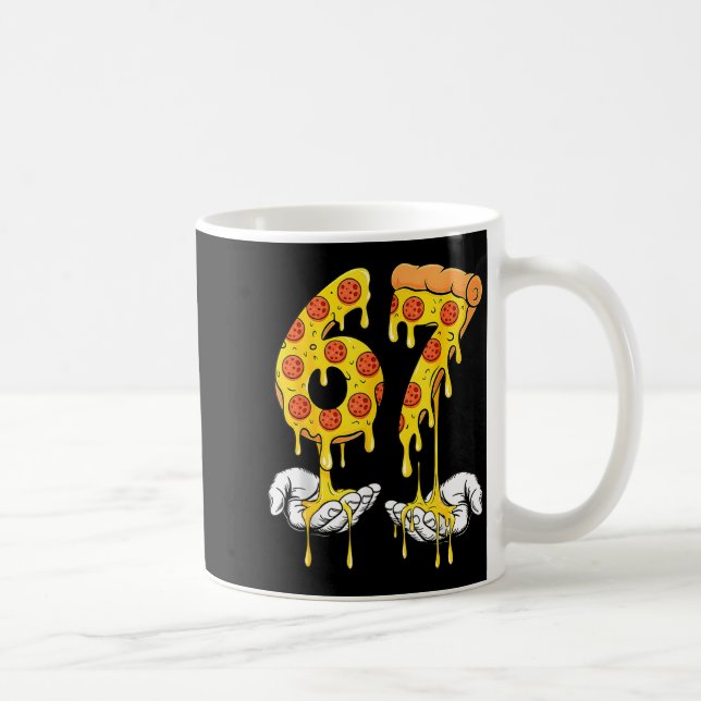 Taza De Café 67 Zza Meme Funny Zza Lover  (Derecha)