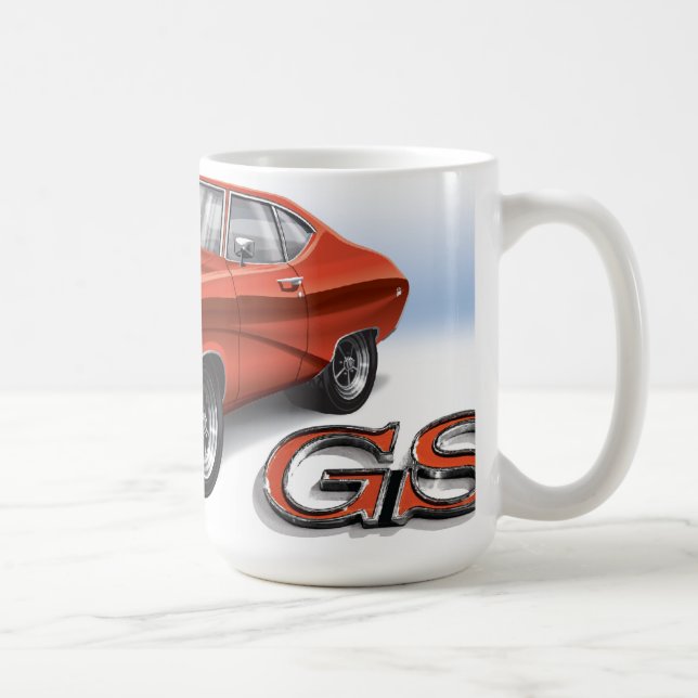 Taza De Café 69 Buick GS en rojo (Derecha)