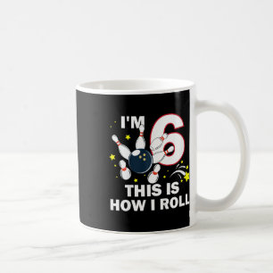Taza De Café 6.ª Bola de Cumpleaños Tengo 6 Años Así es como ha