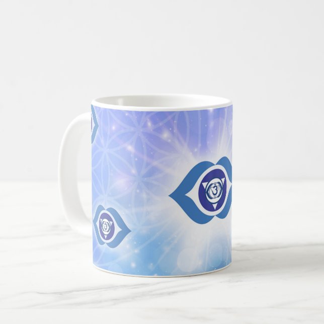 Taza De Café 6.ª Chakra - Tercera Chakra ocular (Anverso izquierdo)