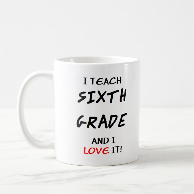 Taza De Café 6.º amor de grado (Izquierda)
