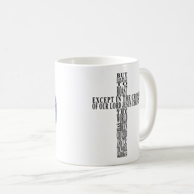 Taza De Café 6:14 de GABC Galatians (Anverso derecho)