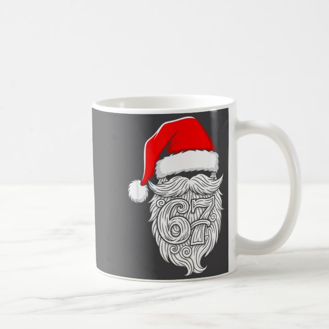 Taza De Café 6 7 Christmas 67 Santa Six Seven Christmas Boys Te (Derecha)