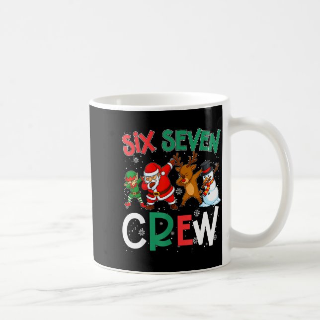 Taza De Café 6 7 Christmas 6 7 Squad Gen Alpha Christmas Gen Al (Derecha)