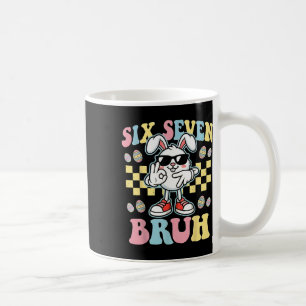 Taza De Café 6 7 Funny Easter Bunny 67 Meme Six Seven Bruh Cone