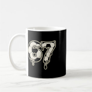 Taza De Café 6 7 Fútbol Ll Drip Gráfico Seis Siete Meme 