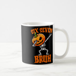Taza De Café 6 7 Halloween 67 Meme Seis Siete Dabbing Gen Alpha