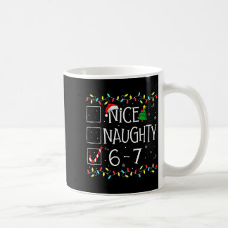 Taza De Café 6-7 Meme Bonito Travieso 67 Navidad Rotura Cerebra