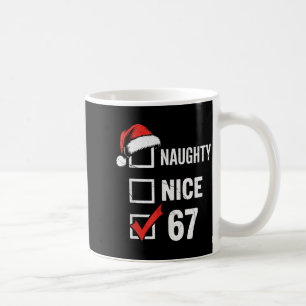 Taza De Café 6-7 Meme Navidad Travieso Bueno 67 Seis Siete Dive