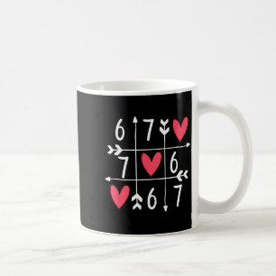 Taza De Café 6 7 Meme Seis Siete 67 Divertido Xoxo Juego Día de