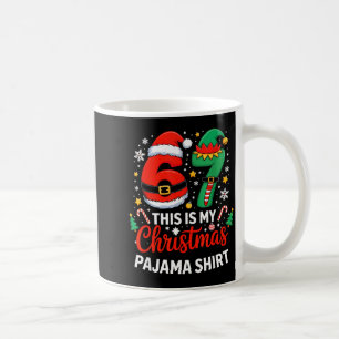 Taza De Café 6 7 Navidad Seis Siete Meme Mi pijama de Navidad S