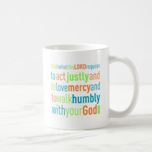Taza De Café 6:8 de Micah