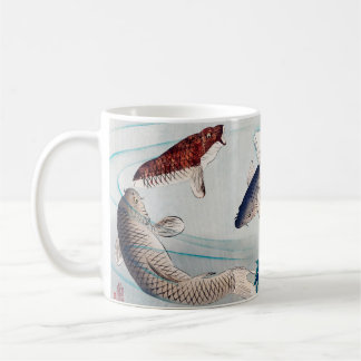 Taza De Café 6 carpas Natación por Yoshitoshi