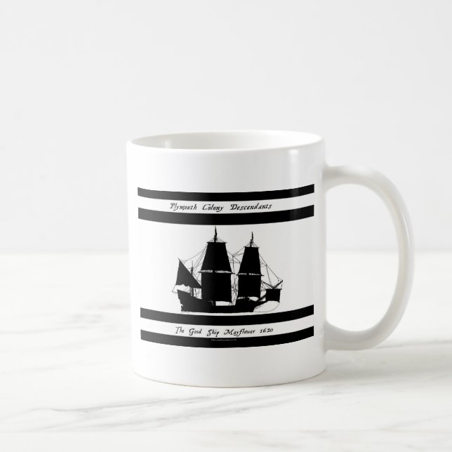 Taza De Café 6 descendientes del mayflower (Derecha)