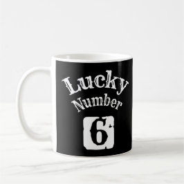 Taza De Café 6 - Lucky Número 6 Luck