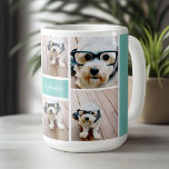 Taza De Café 6 Nombre de Collage de fotos Minimalista - Puede e<br><div class="desc">¡Usa tus fotos de Instagram cuadradas para obtener los mejores resultados! PARA CAMBIAR EL FONDO - haga clic en el área de diseño personalizar o avanzado,  y elija un color en el selector de color. Una forma artística de mostrar tus mejores fotos para compartir fotos.</div>