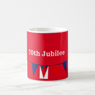 Taza De Café 70.º Jubileo Red