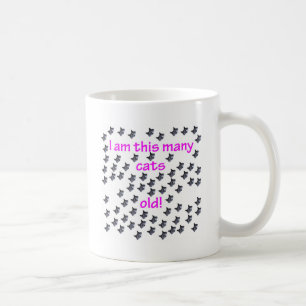 Taza De Café 70 cabezas del gato viejas
