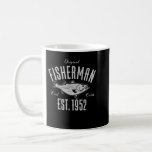 Taza De Café 70 Year Old Fisherman Fishing 1952 70th Birthday<br><div class="desc">70 Year Old Fisherman Fishing 1952 70th Birthday</div>