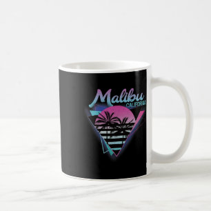Taza De Café 70s 80s En la ciudad de California Malibu Surf