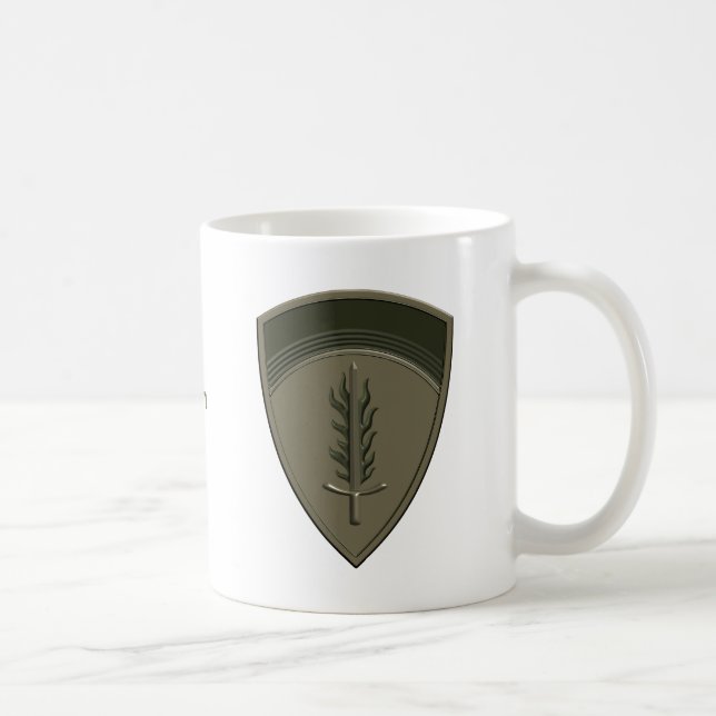 Taza De Café 72.º Aviso De Batallón Insignia Parche - Subutiliz (Derecha)