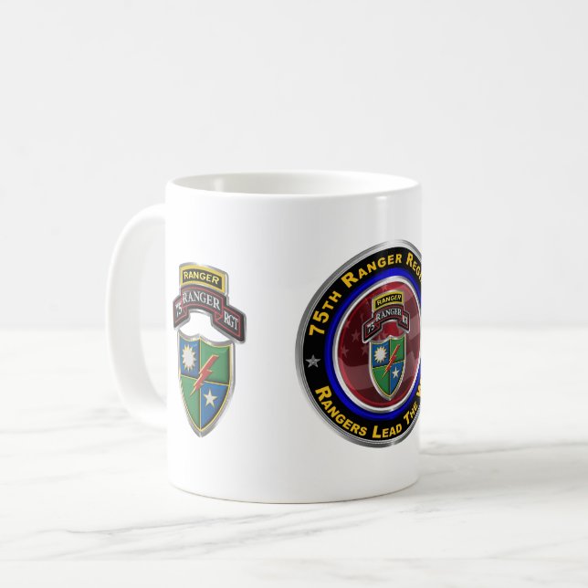 Taza De Café 75.º Regimiento de clasificación  (Anverso izquierdo)