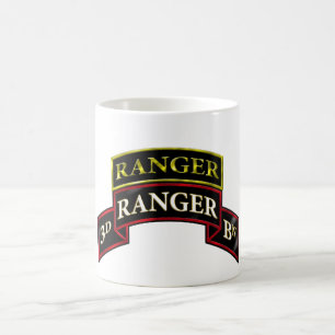 Taza De Café 75.o 3ro batallón w/Tab del guardabosques