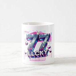 Taza De Café '777 Afortunado"