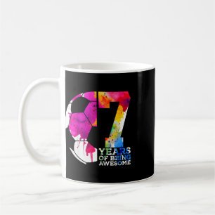 Taza De Café 7 Años De Ser Increíble Fútbol 7º Cumpleaños
