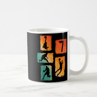 Taza De Café 7 Baloncesto Jugador 7º Años Antiguos Meme de Balo