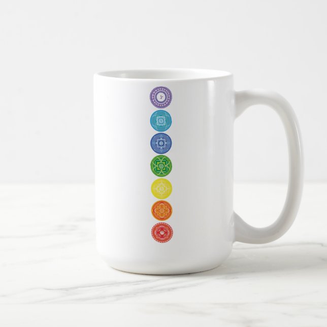 Taza De Café 7 Chakras (Derecha)