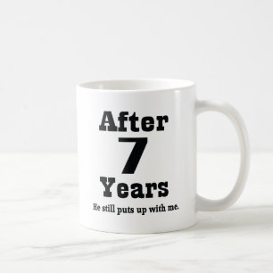 Taza De Café 7mo Aniversario (divertido)