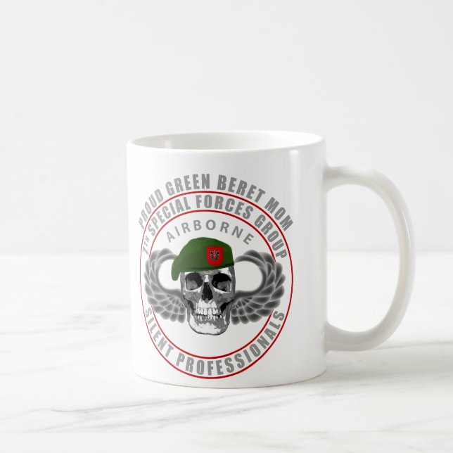 Taza De Café 7mo Mamá del grupo de las fuerzas especiales (Derecha)