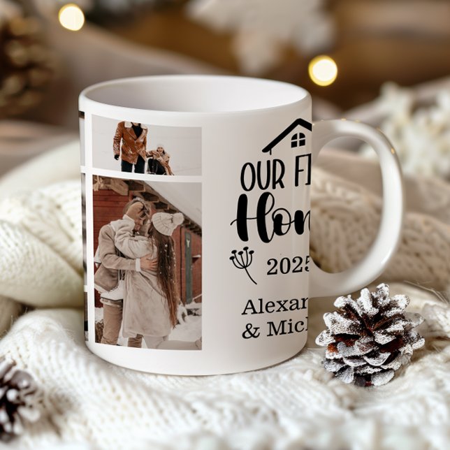 Taza De Café 7Photo Minimialist Christmas Our First Home (Subido por el creador)