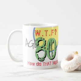 Taza De Café 80 años. ¿QUÉ PASA? ¡Cómo sucedió eso! Coffee Mug
