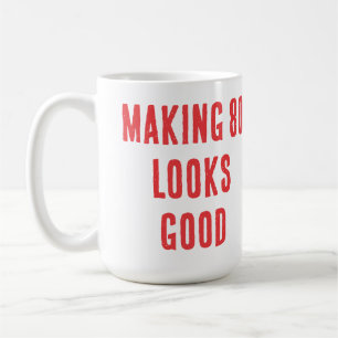Taza De Café 80 Cita Humor Foto Tulipán