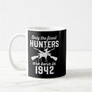 Taza De Café 80 Year Old Deer Hunter 80th Birthday 1942 Hunting