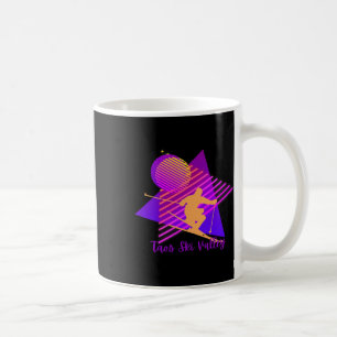 Taza De Café 80s Rosa y Morado Taos Ski Valley Nuevo México Esq
