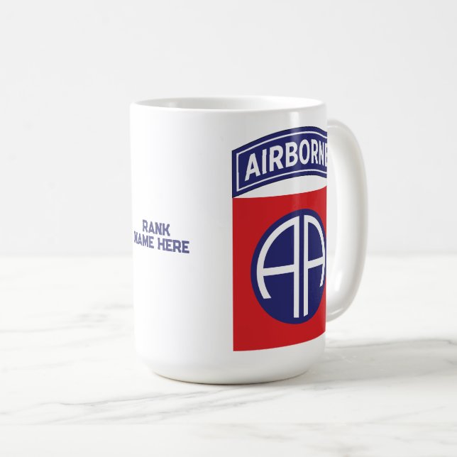Taza De Café 82.º Personalizado de la División Aérea "Todos los (Anverso derecho)