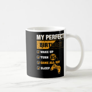 Taza De Café 85.º Jugador de Cumpleaños Perfecto 85 años de eda