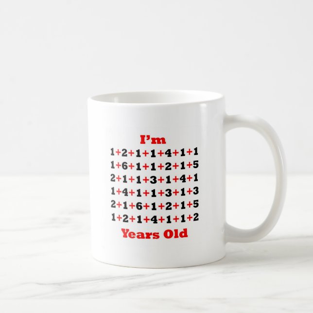 Taza De Café ¡85 años! Rojo del negro (Derecha)