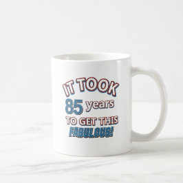 Taza De Café 85os diseños del cumpleaños del año