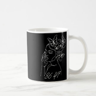 Taza De Café 8647 Anti Trump Floral Resist 86 47 Impugnar a Tru