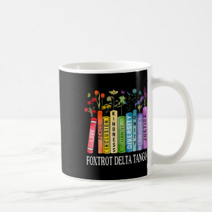 Taza De Café 8647 Foxtrots Tangos Deltas Libro Flor Resistir Bo