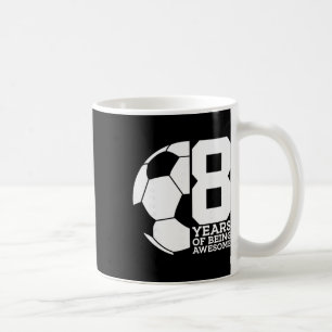 Taza De Café 8 Años De Ser Increíble Fútbol 8 Cumpleaños