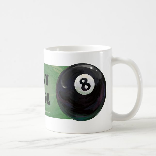 Taza De Café 8 Ball (Derecha)