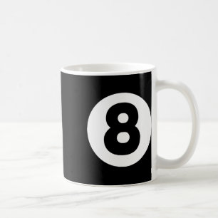 Taza De Café 8 Ball Billiards Lazy Halloween Disstume divertida