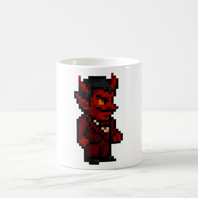 Taza De Café 8-bit Devil (Centro)