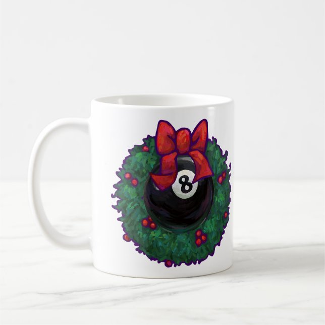 Taza De Café 8 Navidades de bolas (Izquierda)