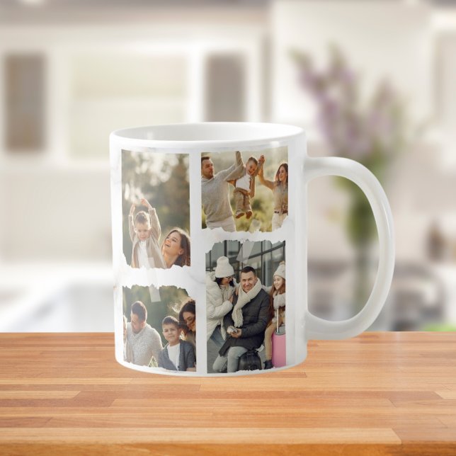 Taza De Café 8 Ocho Foto Moderno Elegante Familia Collage Amor  (Subido por el creador)